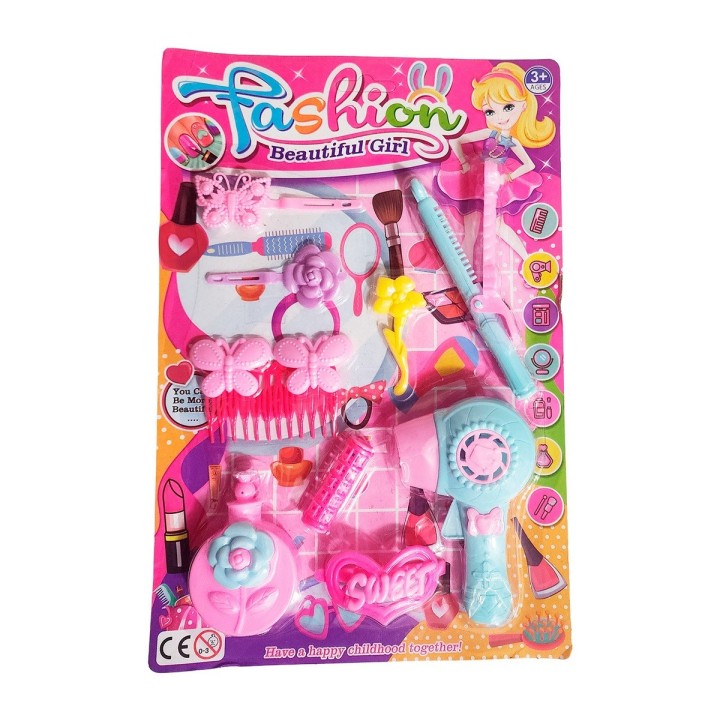 Juguete Niñas Accesoriso Belleza Secador Peine