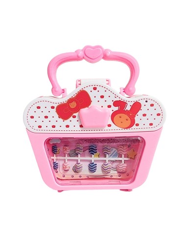 Juego Kit Para Hacer Uñas Manicure Juguete Niñas + Estuche