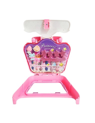 Juego Kit Para Hacer Uñas Manicure Juguete Niñas + Estuche