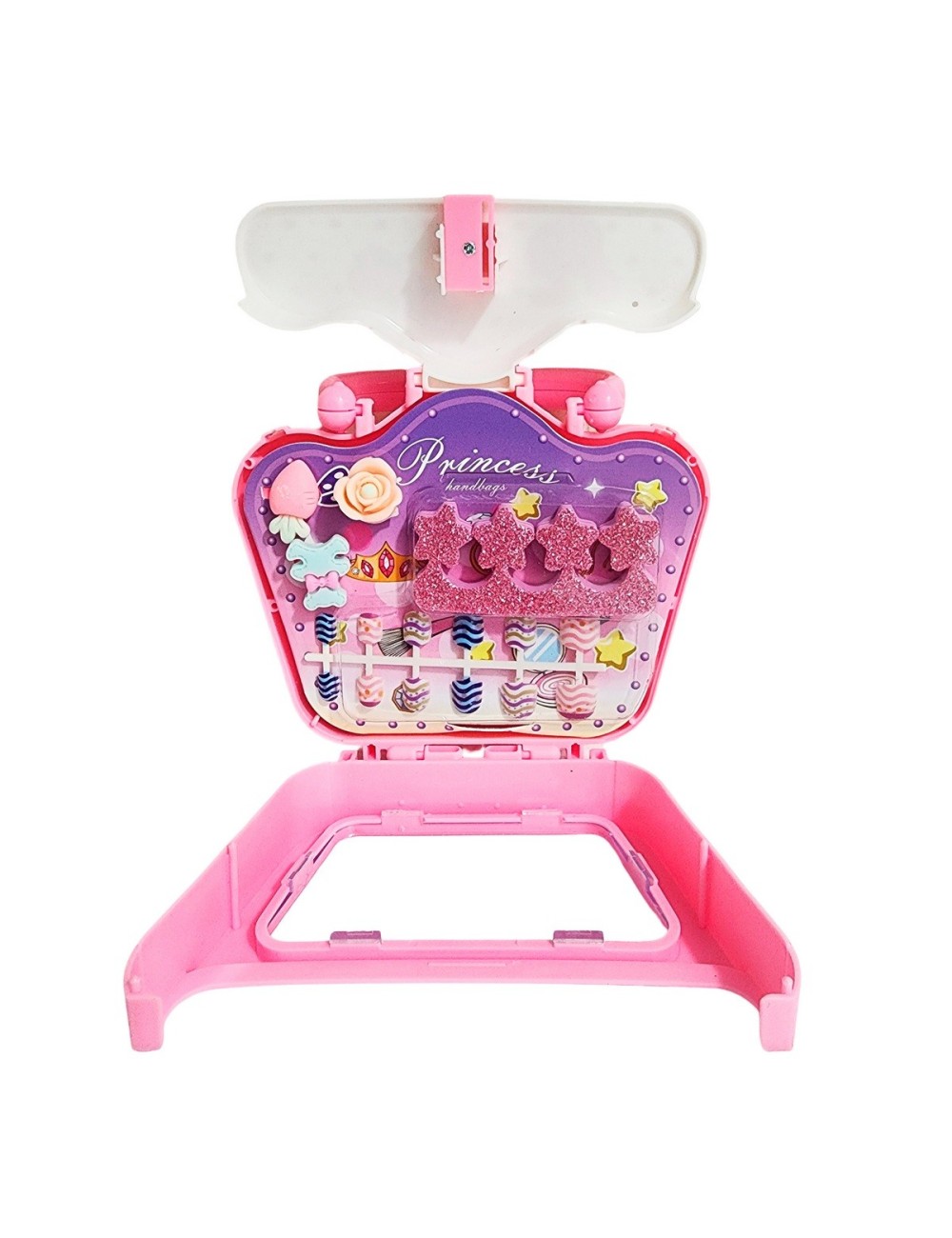 Juego Kit Para Hacer Uñas Manicure Juguete Niñas + Estuche