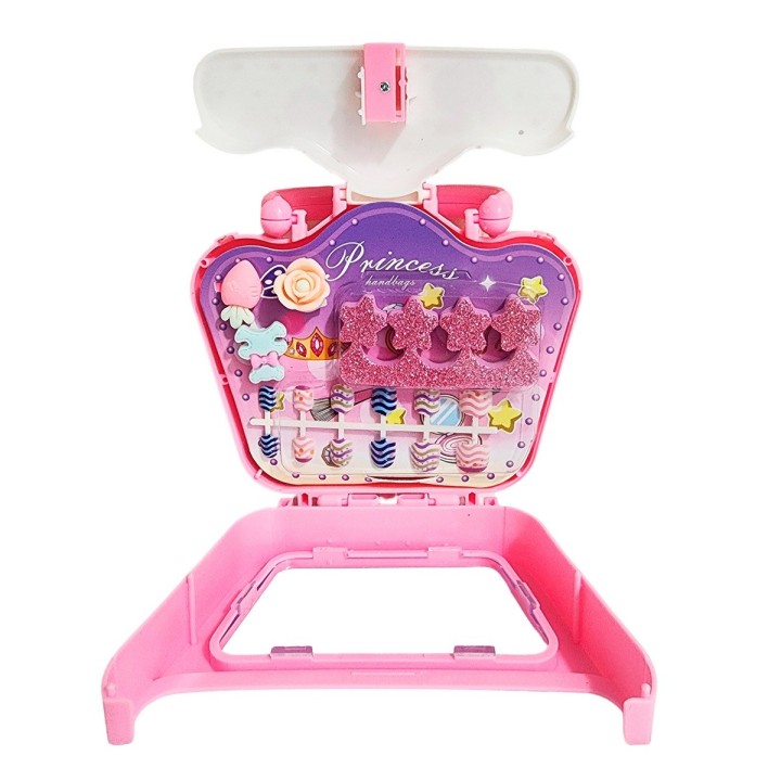 Juego Kit Para Hacer Uñas Manicure Juguete Niñas + Estuche