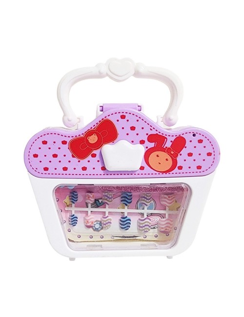 Juego Kit Para Hacer Uñas Manicure Juguete Niñas + Estuche