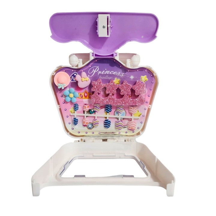 Juego Kit Para Hacer Uñas Manicure Juguete Niñas + Estuche