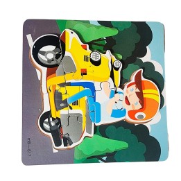 Rompecabeza Figura Aprendizaje Didactico Educativo Colores