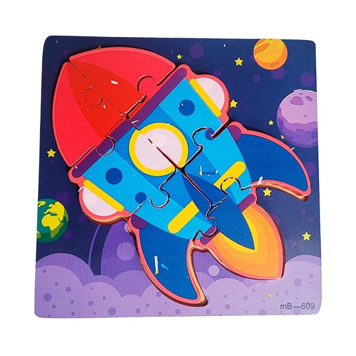 Rompecabeza Figura Aprendizaje Didactico Educativo Colores