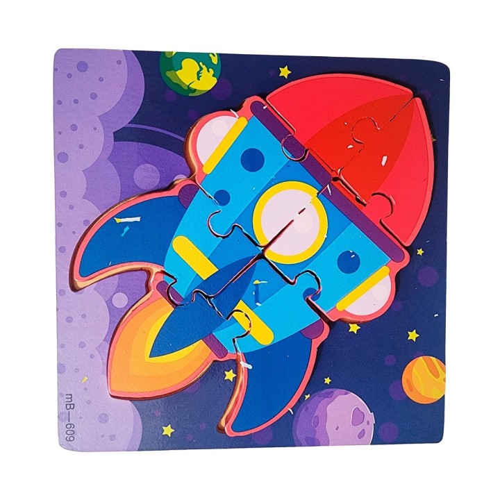 Rompecabeza Figura Aprendizaje Didactico Educativo Colores