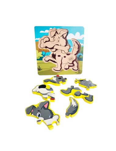 Rompecabeza Figura Aprendizaje Didactico Educativo Colores