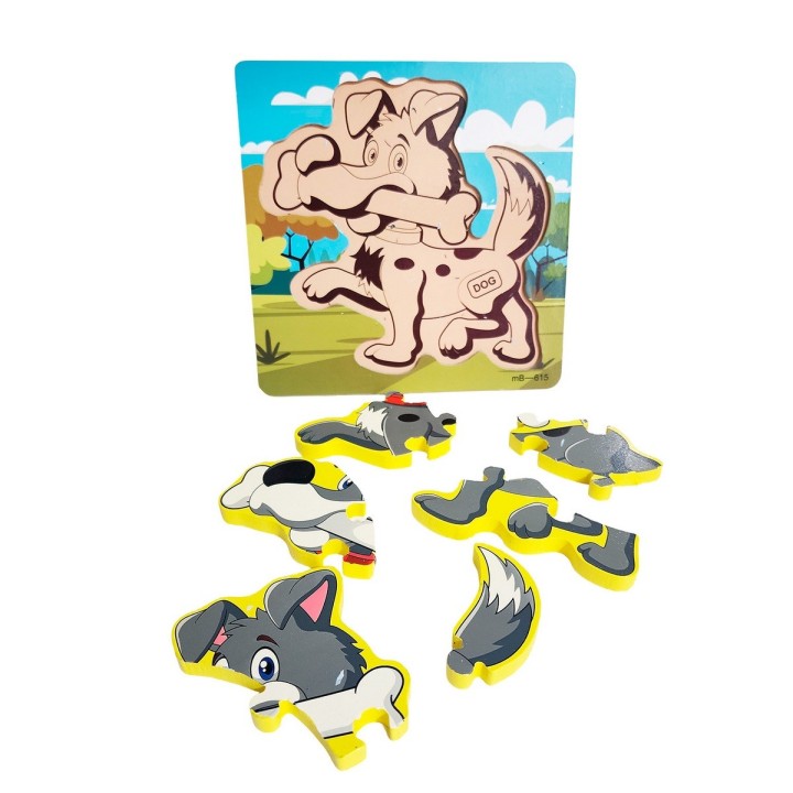 Rompecabeza Figura Aprendizaje Didactico Educativo Colores