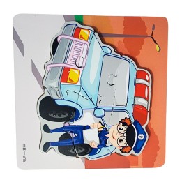 Rompecabeza Figura Aprendizaje Didactico Educativo Colores