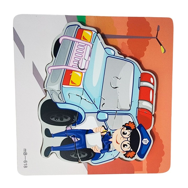 Rompecabeza Figura Aprendizaje Didactico Educativo Colores