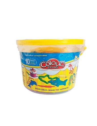 Juego De Plastilina Aprendizaje Con Moldes Didactico Colores