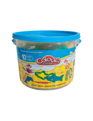 Juego De Plastilina Aprendizaje Con Moldes Didactico Colores