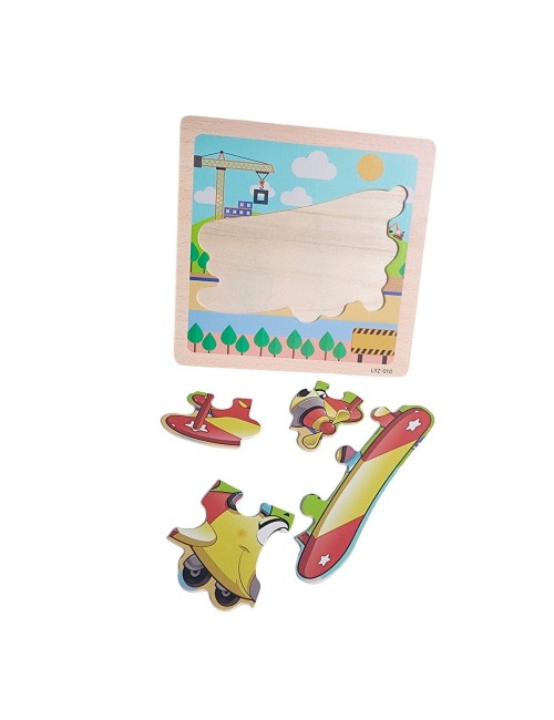 Rompecabeza Figura Aprendizaje Didactico Educativo Enseñanza