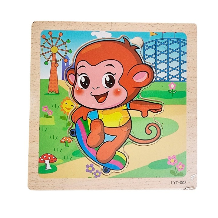 Rompecabeza Figura Aprendizaje Didactico Educativo Enseñanza