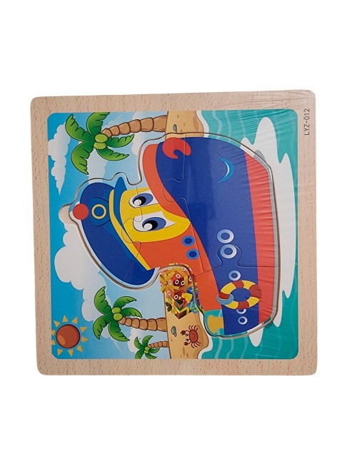 Rompecabeza Figura Aprendizaje Didactico Educativo Enseñanza