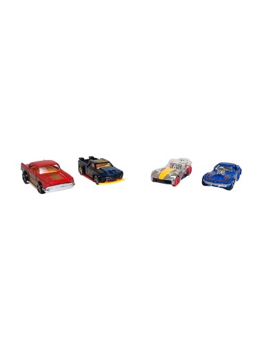 Carro Deportivo De Metal Coleccion X 4 Unidades