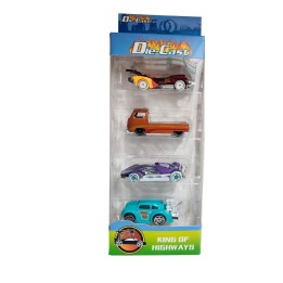 Carro Deportivo De Metal Coleccion X 4 Unidades