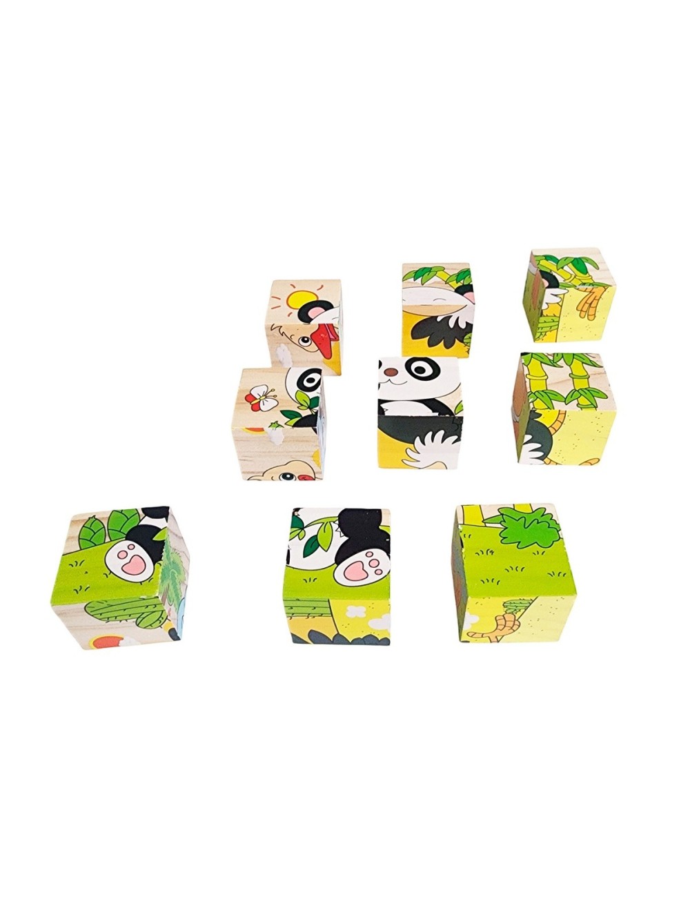 Rompecabezas 6 En 1 Didactico Figuras Aprendizaje Juguete