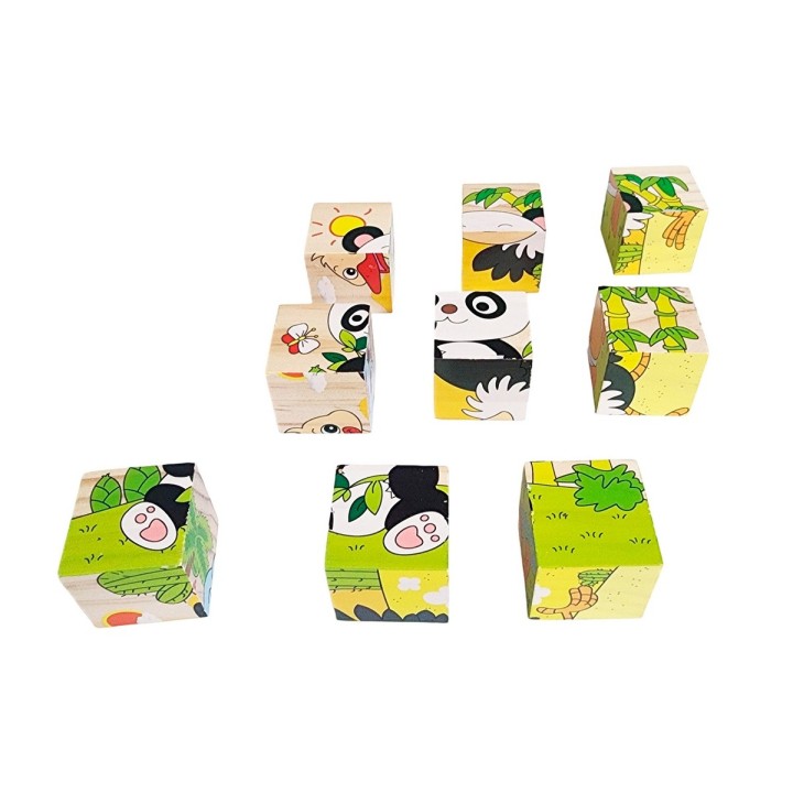 Rompecabezas 6 En 1 Didactico Figuras Aprendizaje Juguete