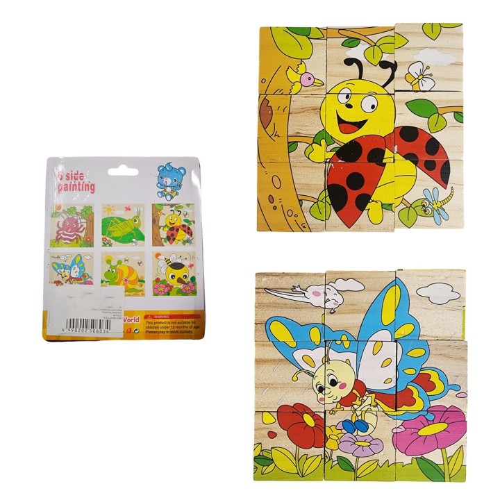 Rompecabezas 6 En 1 Didactico Figuras Aprendizaje Juguete
