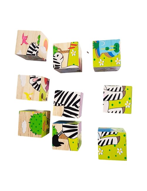 Rompecabezas 6 En 1 Didactico Figuras Aprendizaje Juguete