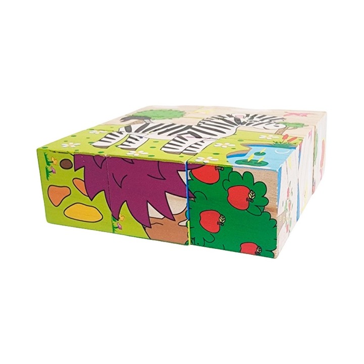 Rompecabezas 6 En 1 Didactico Figuras Aprendizaje Juguete