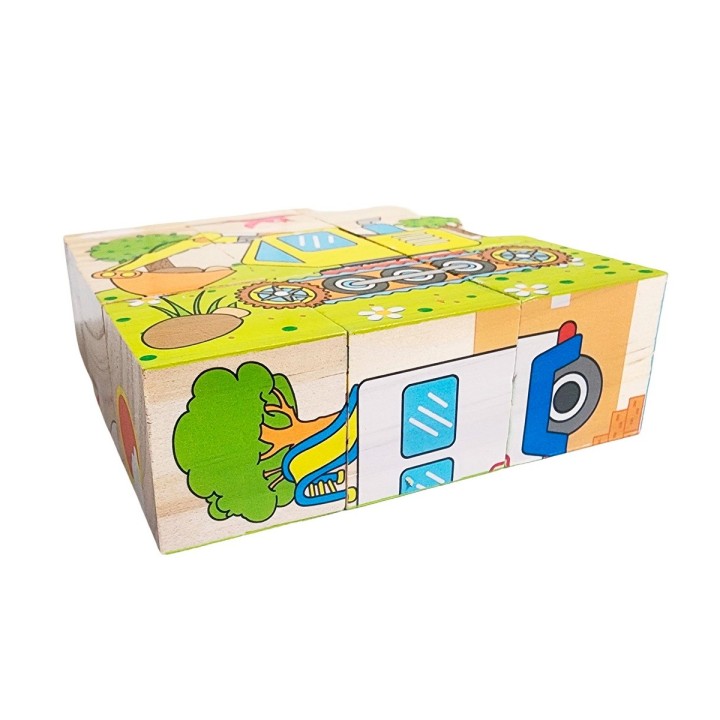 Rompecabezas 6 En 1 Didactico Figuras Aprendizaje Juguete