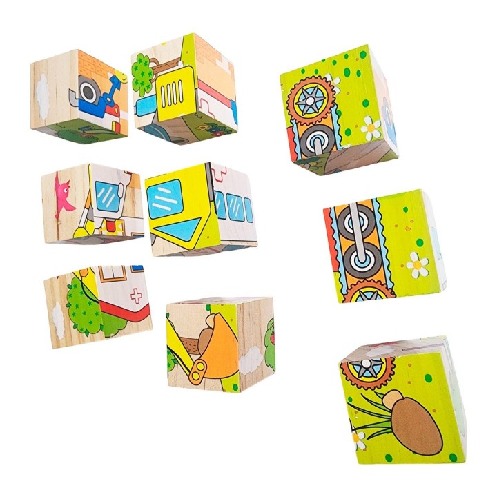 Rompecabezas 6 En 1 Didactico Figuras Aprendizaje Juguete