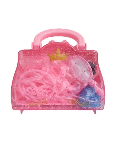 Muñeca Princesa Con Accesorios De Belleza + Estuche