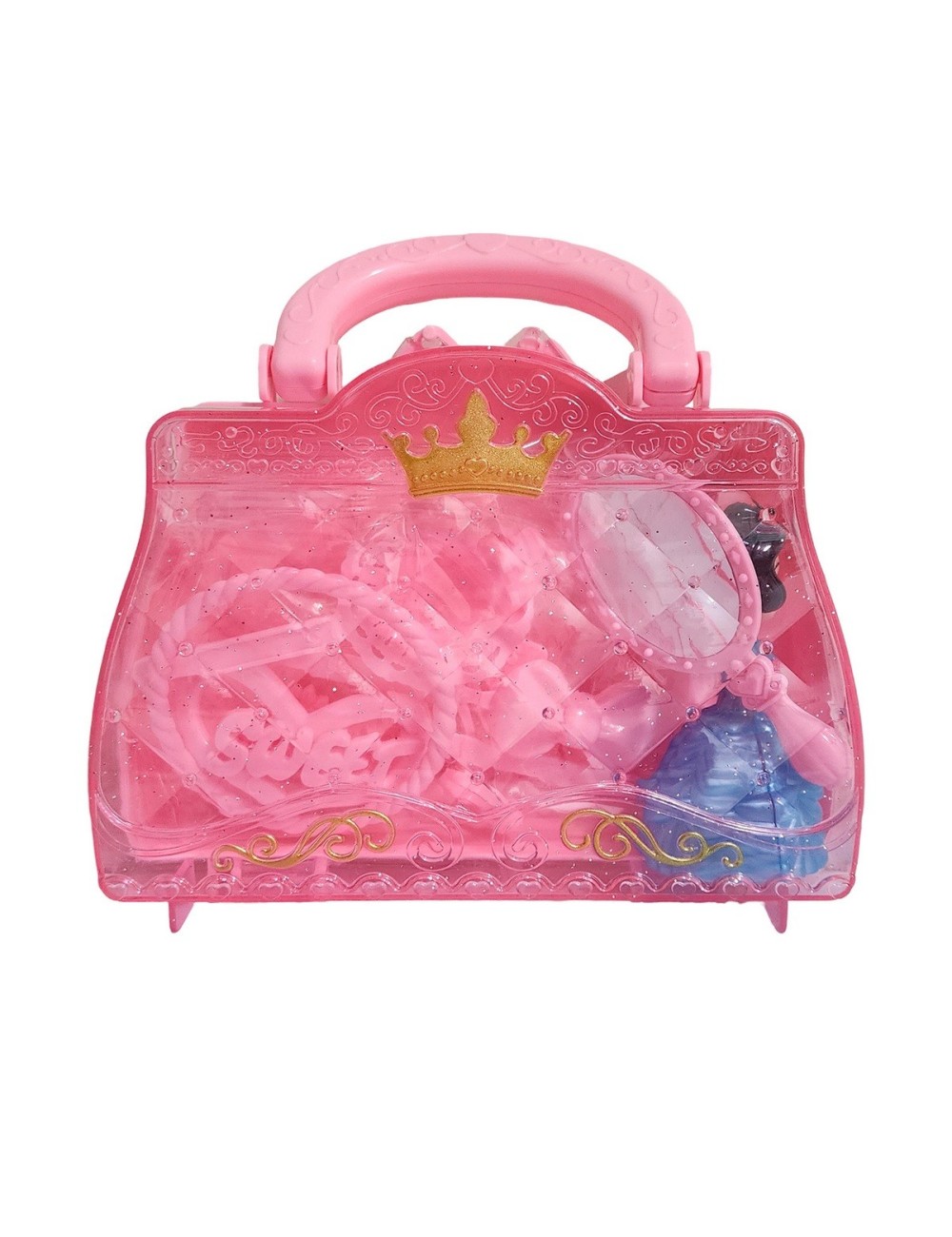 Muñeca Princesa Con Accesorios De Belleza + Estuche