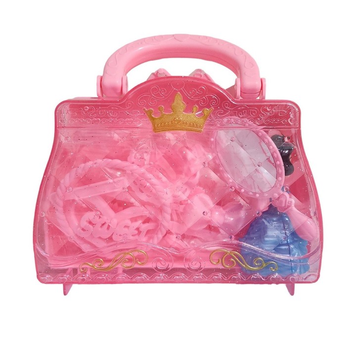 Muñeca Princesa Con Accesorios De Belleza + Estuche
