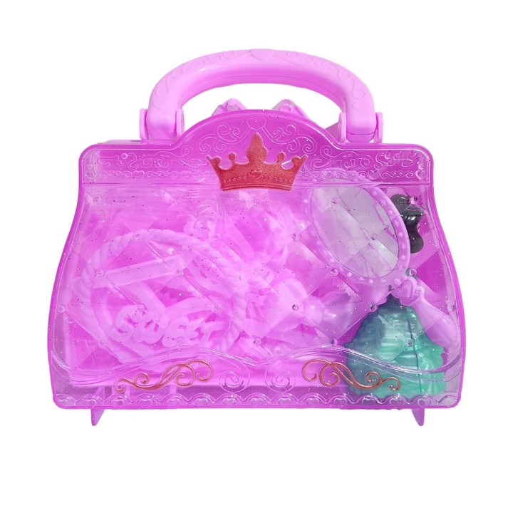 Muñeca Princesa Con Accesorios De Belleza + Estuche