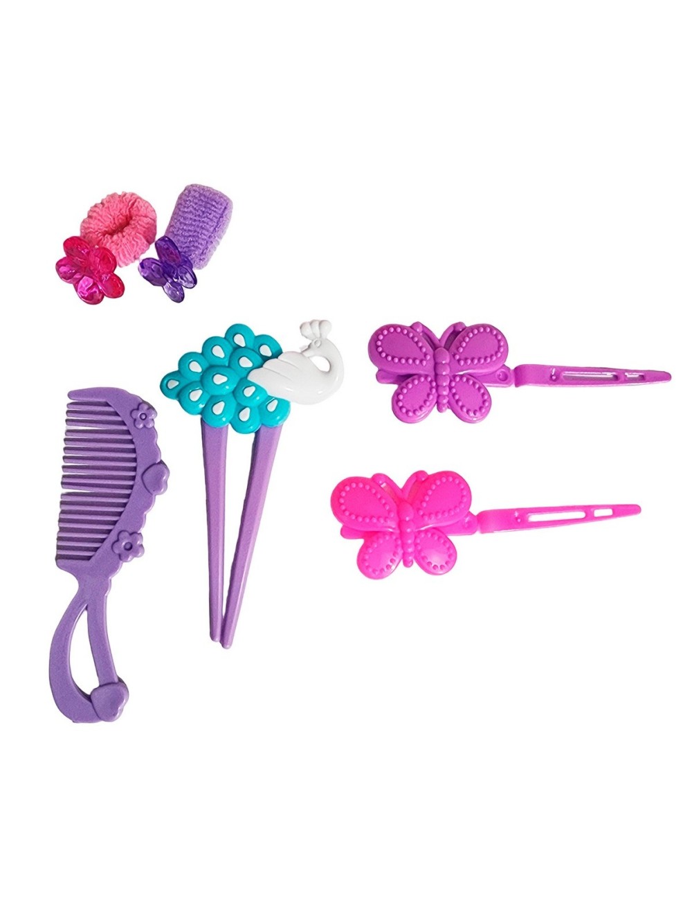 Juguete Niñas Accesoriso Belleza Bolso Peine