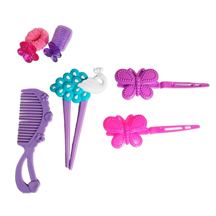 Juguete Niñas Accesoriso Belleza Bolso Peine