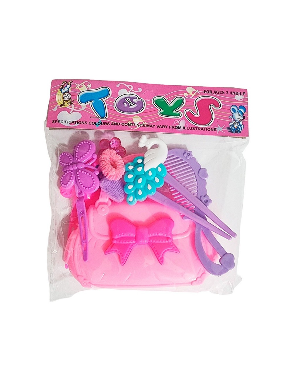 Juguete Niñas Accesoriso Belleza Bolso Peine