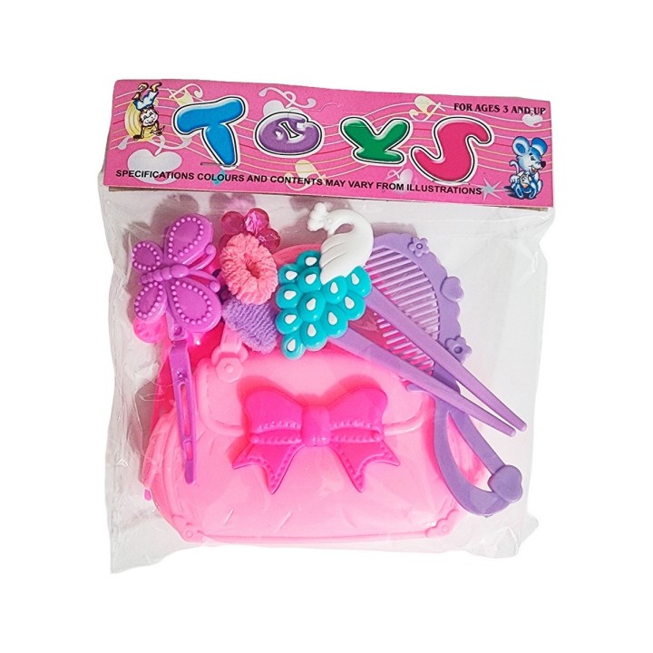 Juguete Niñas Accesoriso Belleza Bolso Peine