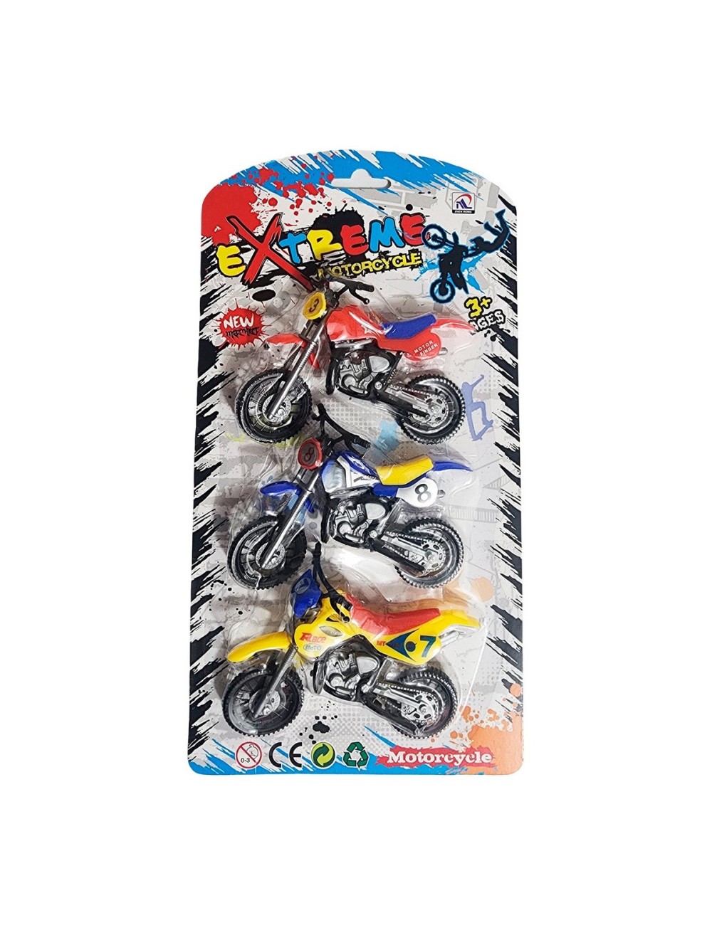 Motocicleta Moto Carreras Deportivas Coleccion X 3 Unidades