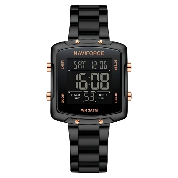 Reloj Naviforce Original Nf5057 Digital Mujer + Estuche