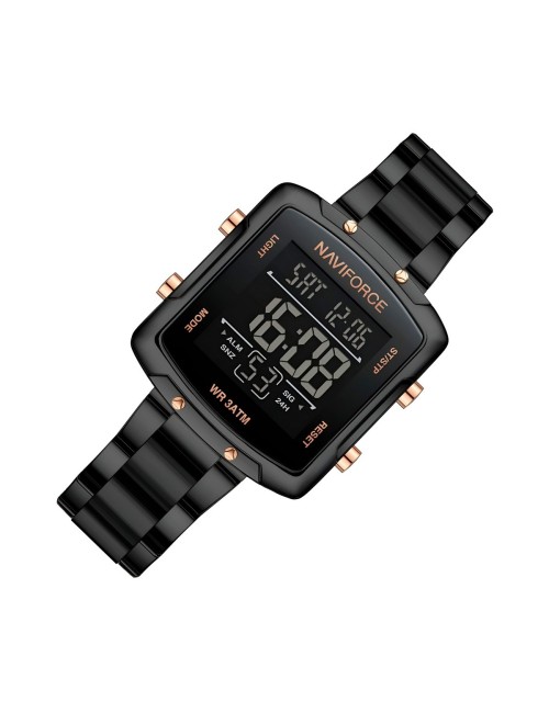 Reloj Naviforce Original Nf5057 Digital Mujer + Estuche
