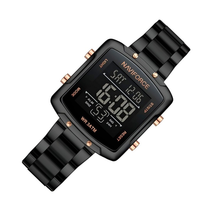 Reloj Naviforce Original Nf5057 Digital Mujer + Estuche
