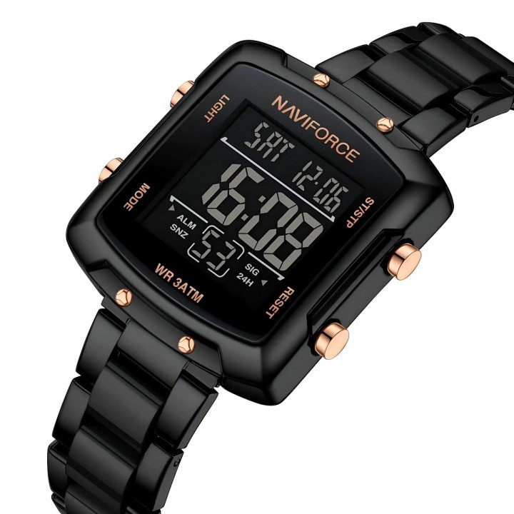 Reloj Naviforce Original Nf5057 Digital Mujer + Estuche