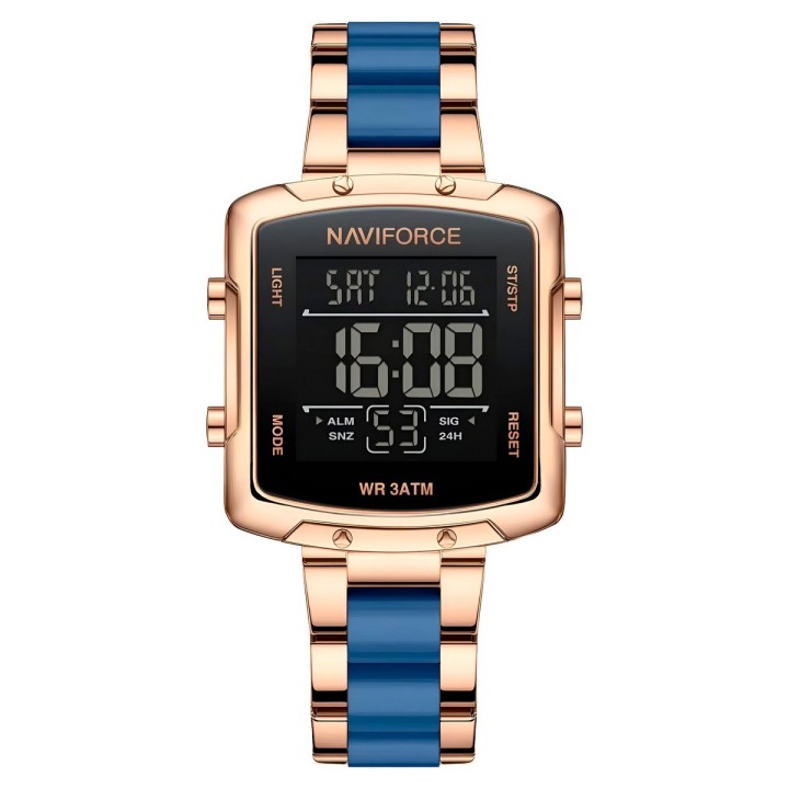 Reloj Naviforce Original Nf5057 Digital Mujer + Estuche