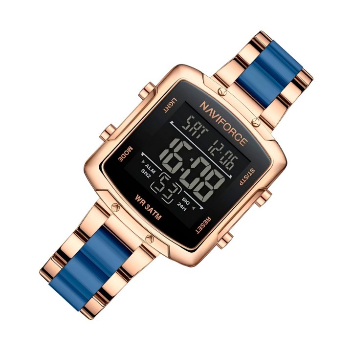 Reloj Naviforce Original Nf5057 Digital Mujer + Estuche