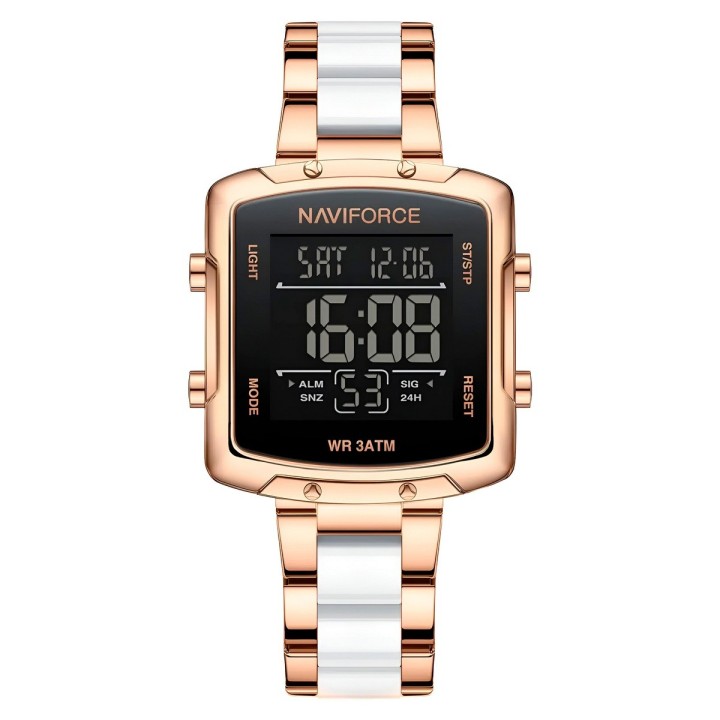 Reloj Naviforce Original Nf5057 Digital Mujer + Estuche