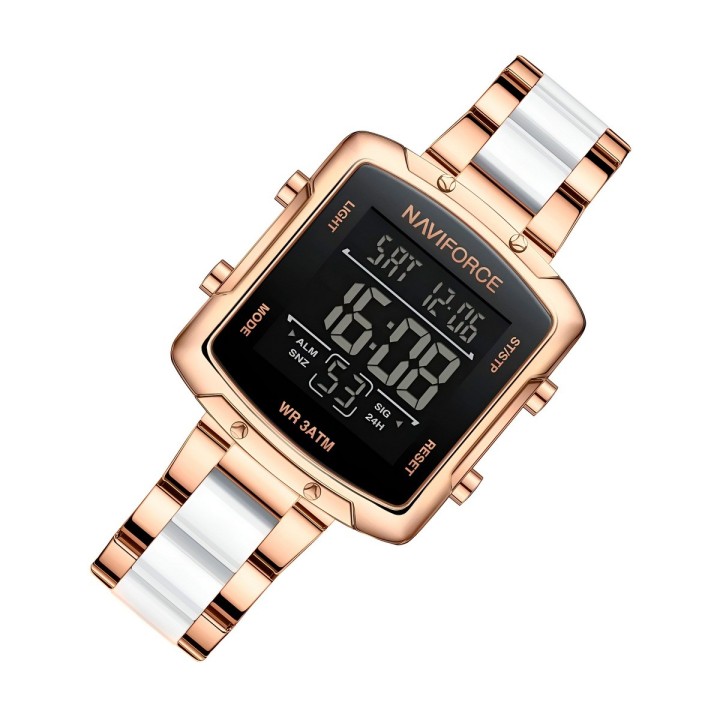 Reloj Naviforce Original Nf5057 Digital Mujer + Estuche