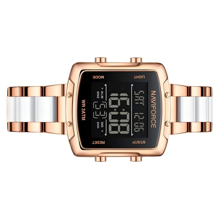 Reloj Naviforce Original Nf5057 Digital Mujer + Estuche
