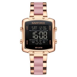Reloj Naviforce Original Nf5057 Digital Mujer + Estuche