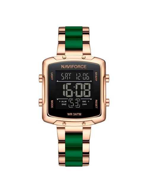 Reloj Naviforce Original Nf5057 Digital Mujer + Estuche