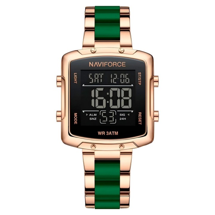 Reloj Naviforce Original Nf5057 Digital Mujer + Estuche