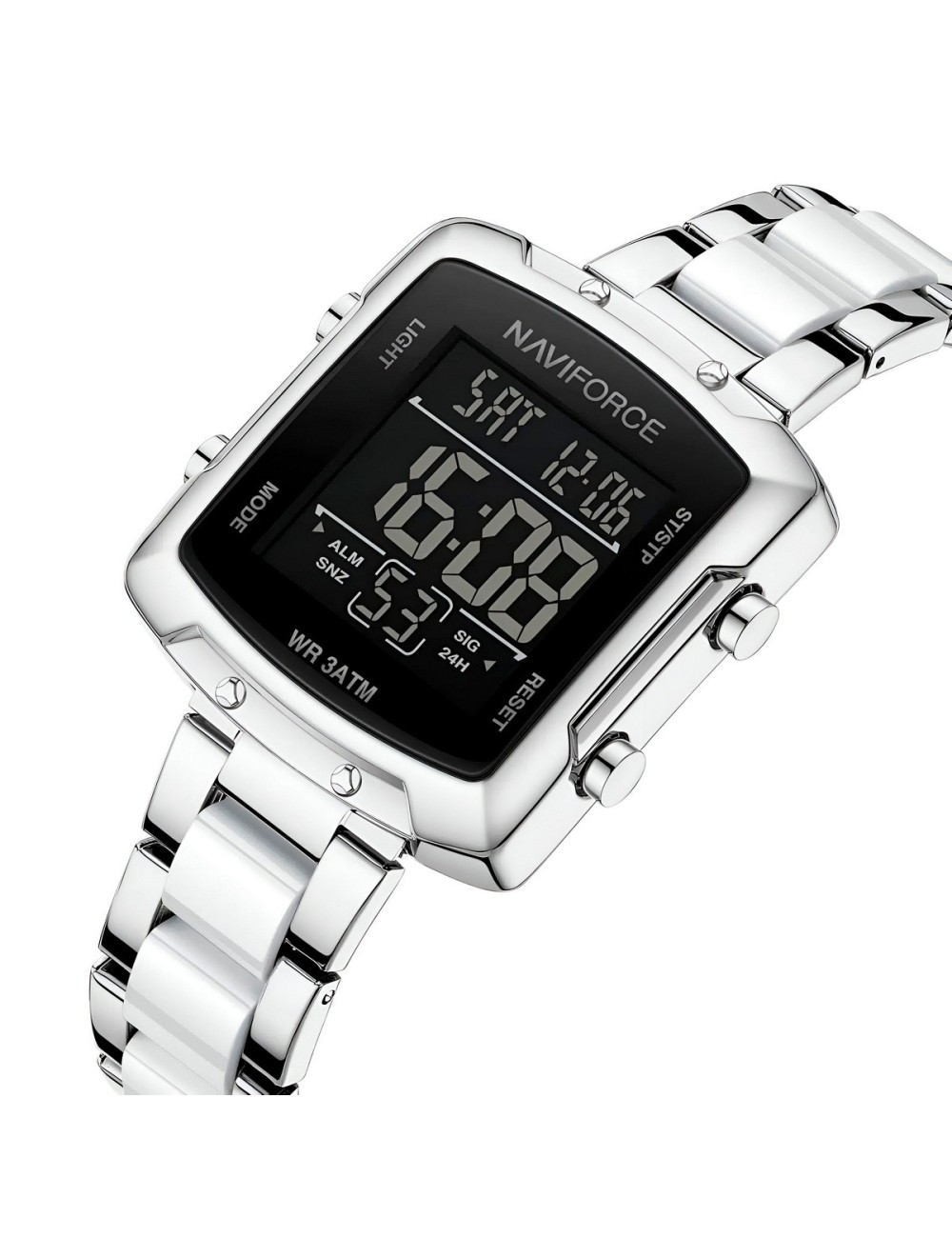 Reloj Naviforce Original Nf5057 Digital Mujer + Estuche